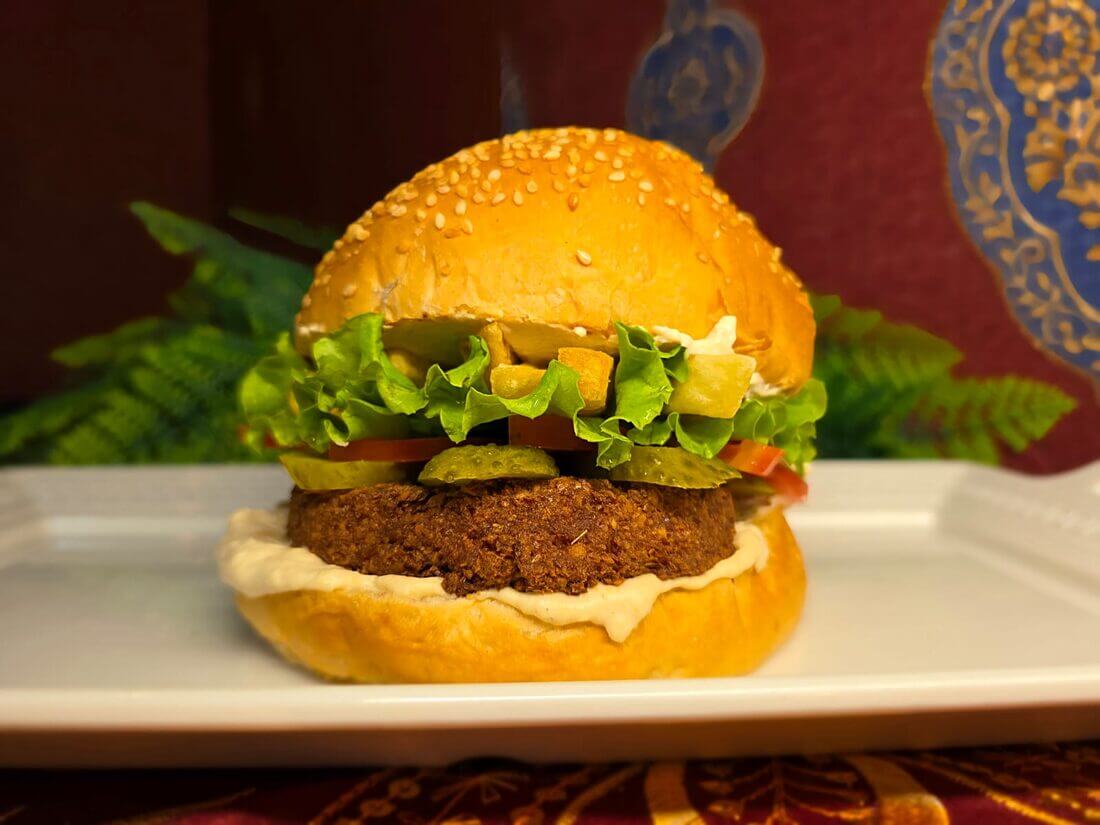 Hambúrguer de Falafel