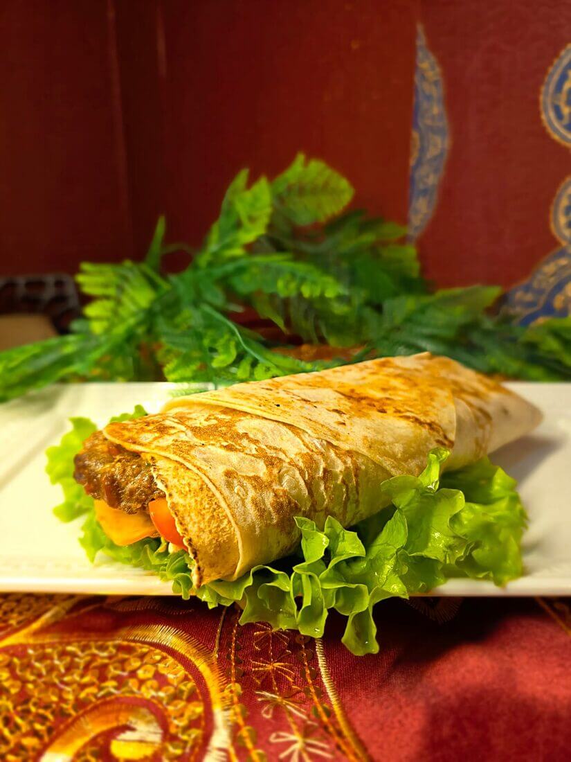 Hambúrguer Sírio no Pão Árabe